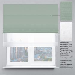 Римська штора День-Ніч Тюль/Рогожка Преміум м'ятний
