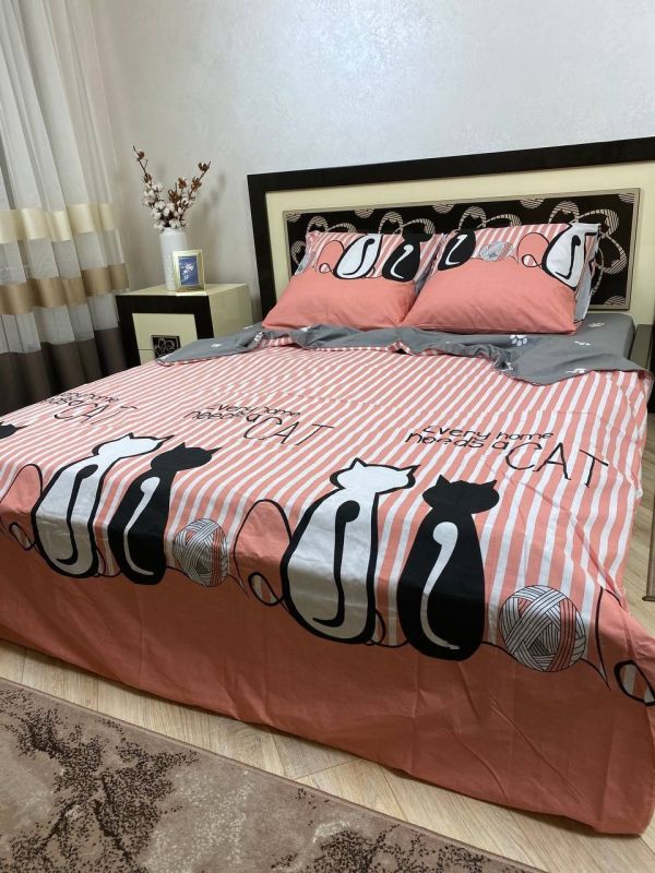 Комплект постільної білизни Преміум 01-006 Бязь