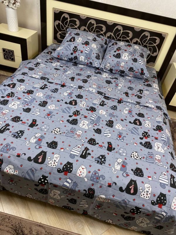 Комплект постільної білизни Преміум 01-011 Бязь