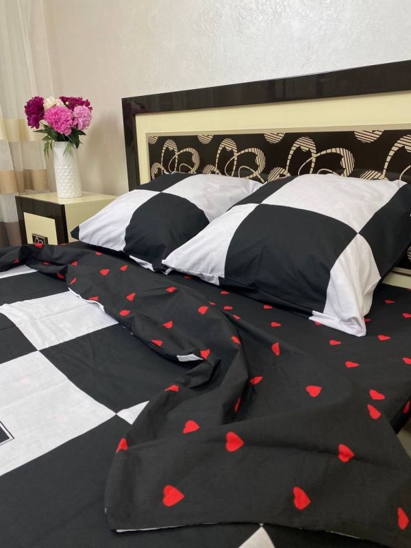 Комплект постільної білизни Преміум 01-017 Бязь