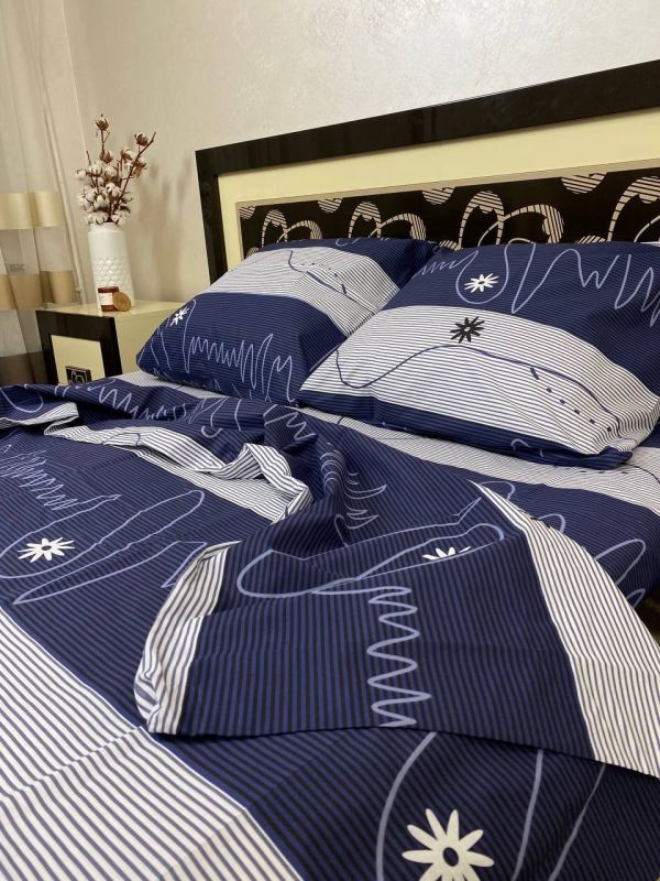 Комплект постільної білизни Преміум 01-030 Бязь