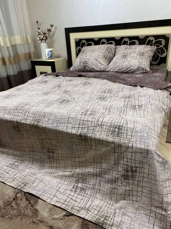 Комплект постільної білизни Преміум 01-039 Бязь