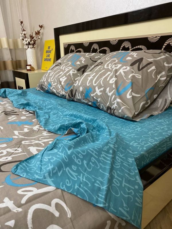 Комплект постільної білизни Преміум 01-049 Бязь