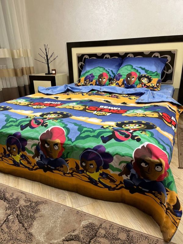 Комплект постільної білизни Преміум 01-051 Бязь наволочки 50*70см