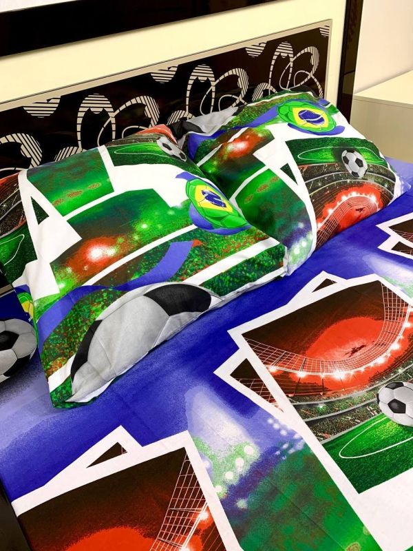 Комплект постільної білизни Преміум 01-055 Бязь