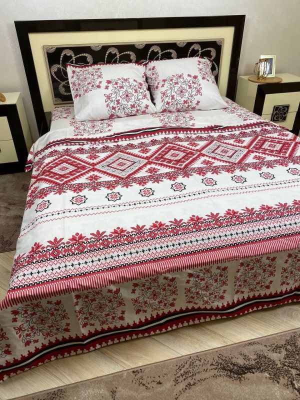 Комплект постільної білизни Преміум 02-001 Бязь