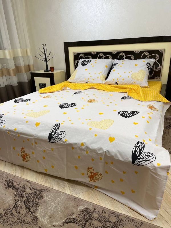 Комплект постільної білизни Преміум 02-014 Бязь наволочки 50*70см