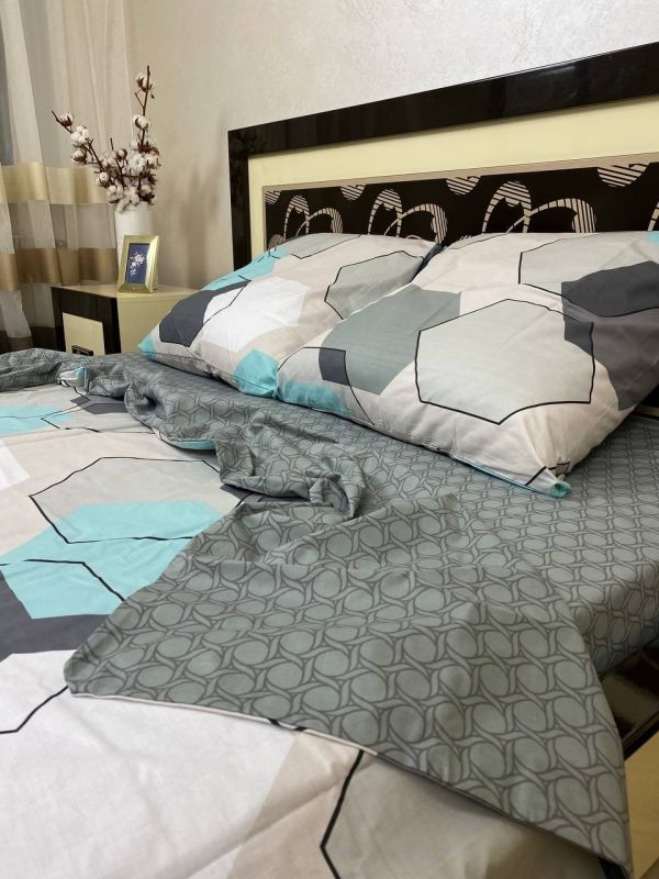 Комплект постільної білизни Преміум 02-015 Бязь наволочки 50*70см