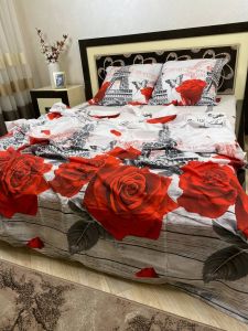 Комплект постільної білизни Преміум 02-023 Бязь