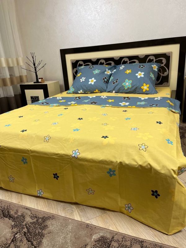 Комплект постільної білизни Преміум 02-025 Бязь