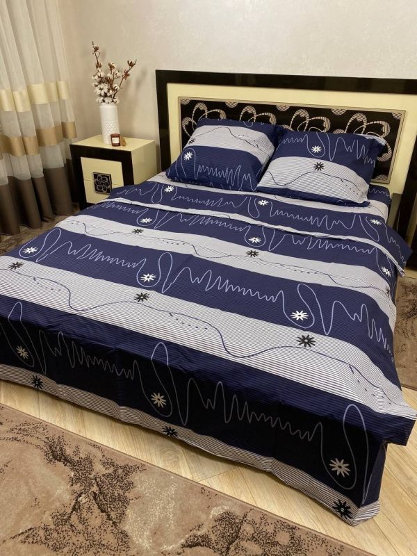 Комплект постільної білизни Преміум 02-032 Бязь