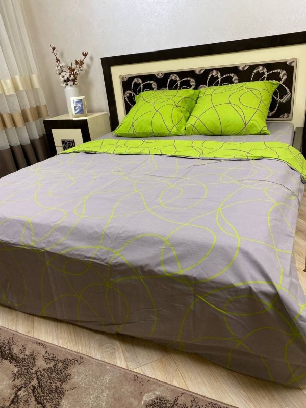 Комплект постільної білизни Преміум 02-043 Бязь