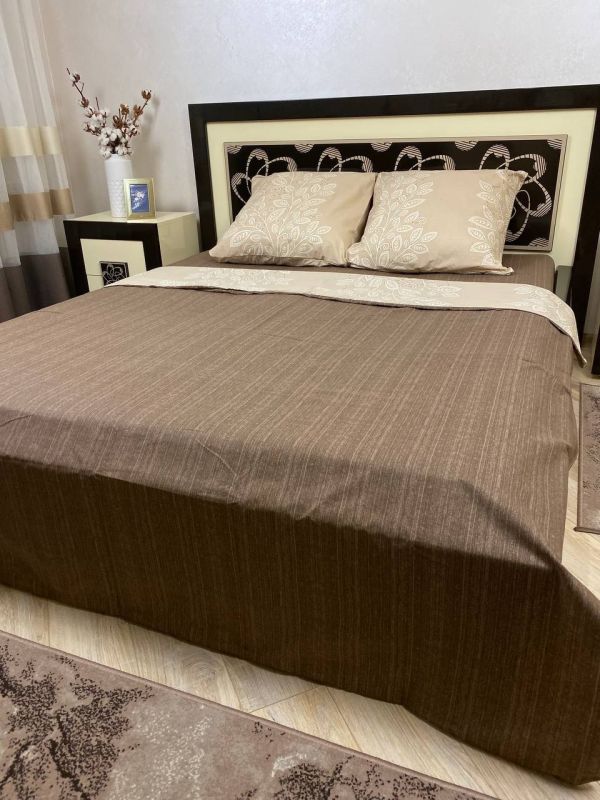 Комплект постільної білизни Преміум 02-044 Бязь