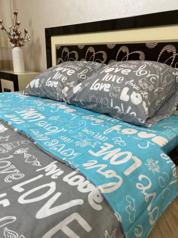 Комплект постільної білизни Преміум 02-049 Бязь наволочки 50*70см