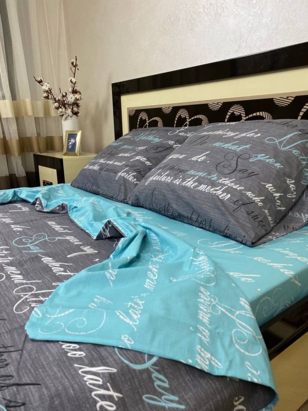 Комплект постільної білизни Преміум 02-052 Бязь