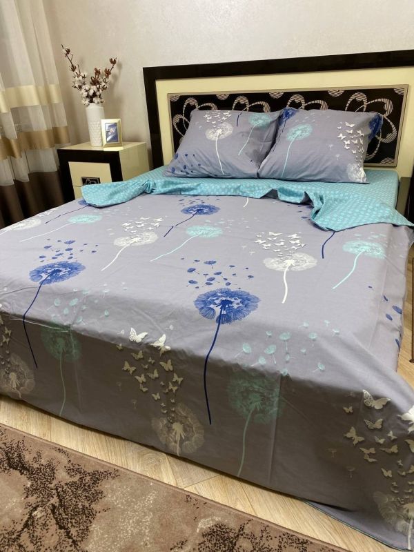 Комплект постільної білизни Преміум 02-053 Бязь