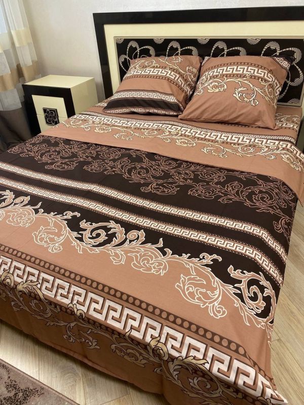 Комплект постільної білизни Преміум 02-054 Бязь