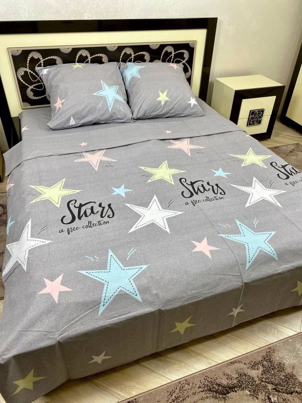 Комплект постільної білизни Преміум 02-055 Бязь