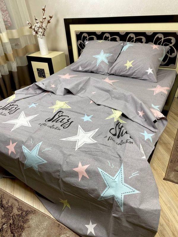 Комплект постільної білизни Преміум 02-056 Бязь наволочки 50*70см