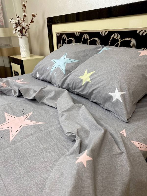 Комплект постільної білизни Преміум 02-055 Бязь