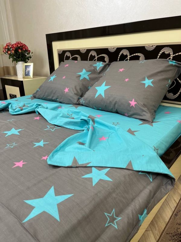 Комплект постільної білизни Преміум 02-056 Бязь наволочки 50*70см