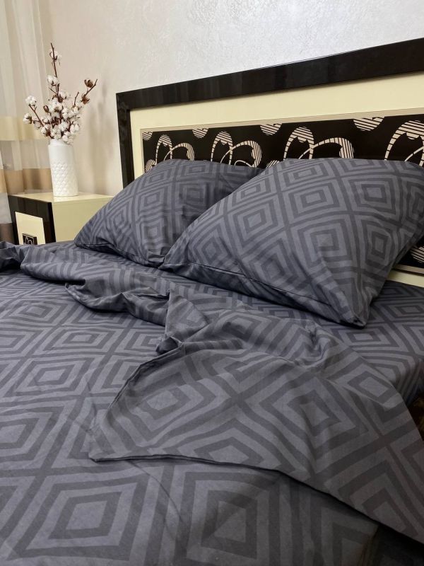 Комплект постільної білизни Преміум 02-057 Бязь