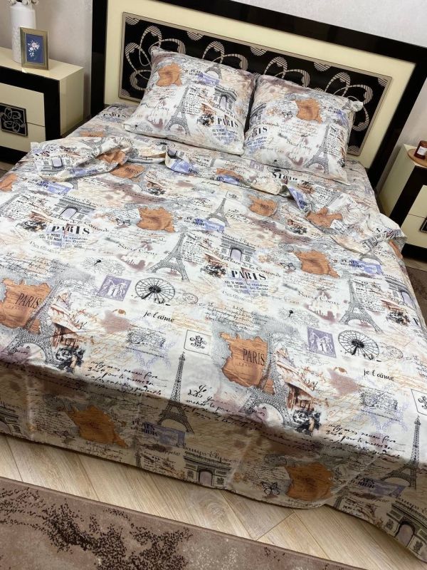 Комплект постільної білизни Преміум 03-002 Бязь