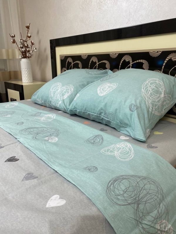 Комплект постільної білизни Преміум 03-004 Бязь наволочки 50*70см