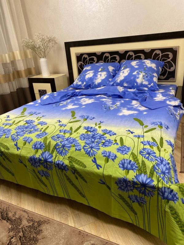 Комплект постільної білизни Преміум 03-007 Бязь