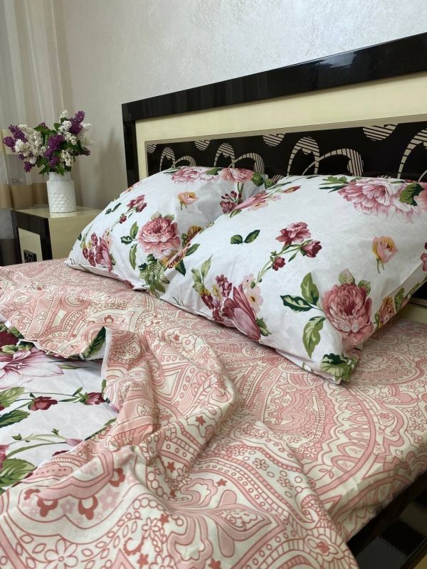 Комплект постільної білизни Преміум 03-016 Бязь наволочки 50*70см