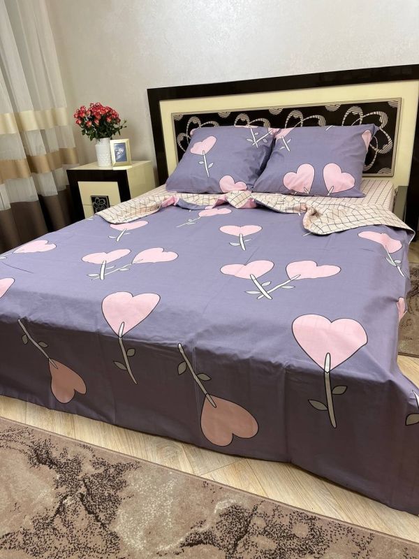 Комплект постільної білизни Преміум 03-023 Бязь