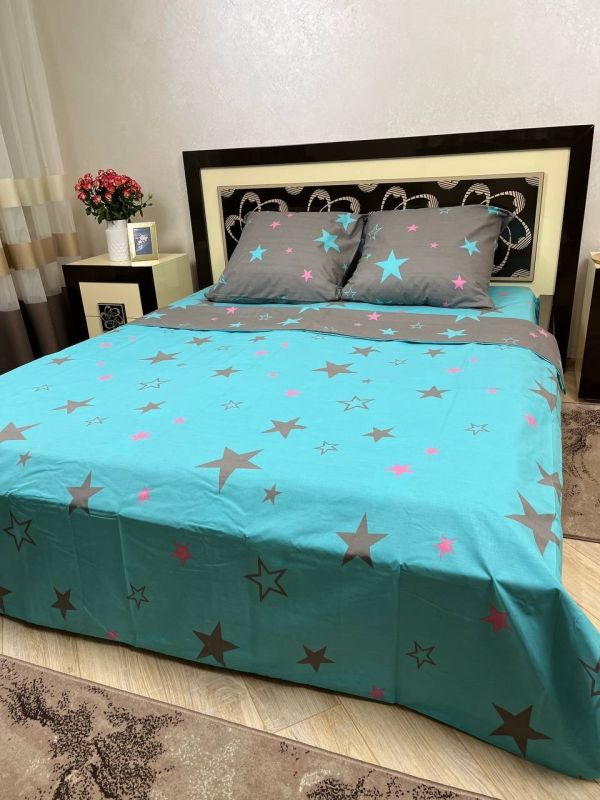 Комплект постільної білизни Преміум 03-043 Бязь