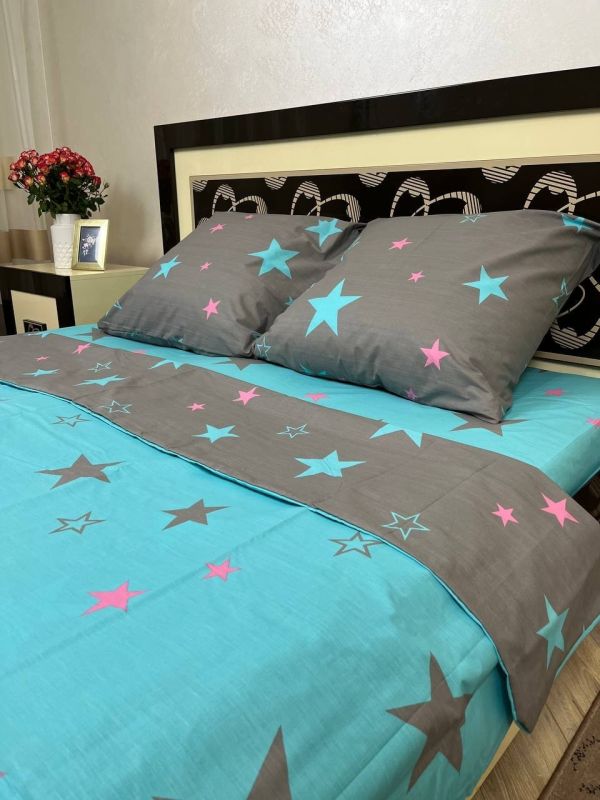 Комплект постільної білизни Преміум 03-043 Бязь