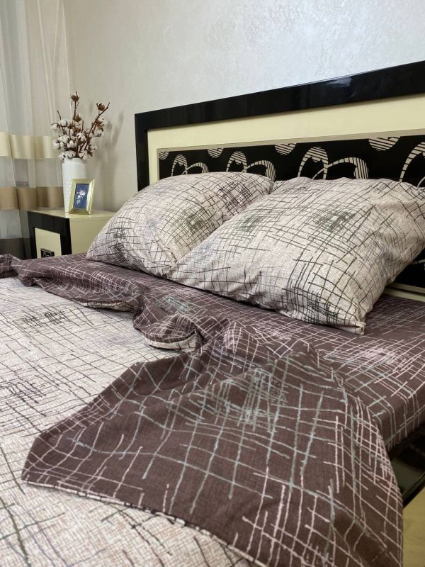 Комплект постільної білизни Преміум 04-007 Бязь