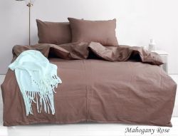 Комплект постільної білизни наволочки 50*70см Ранфорс Mahogany Rose