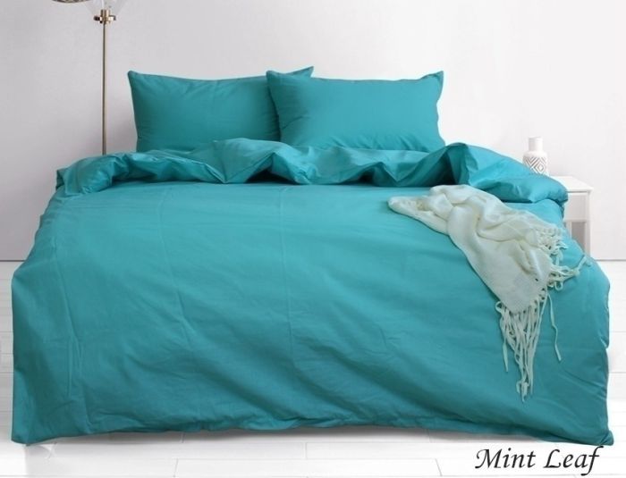 Комплект постільної білизни наволочки 50*70см Ранфорс Mint Leaf