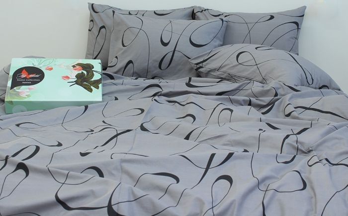 Комплект постільної білизни Ранфорс R4047grey