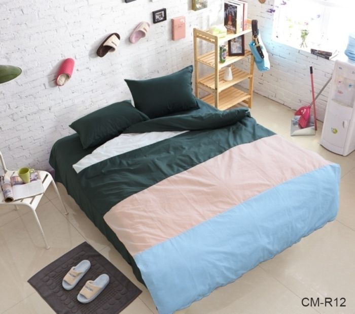 Комплект постільної білизни двоспальний Ранфорс CM-R12