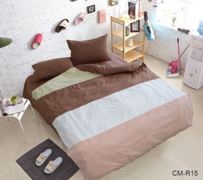 Комплект постільної білизни двоспальний наволочки 50*70см Ранфорс CM-R15