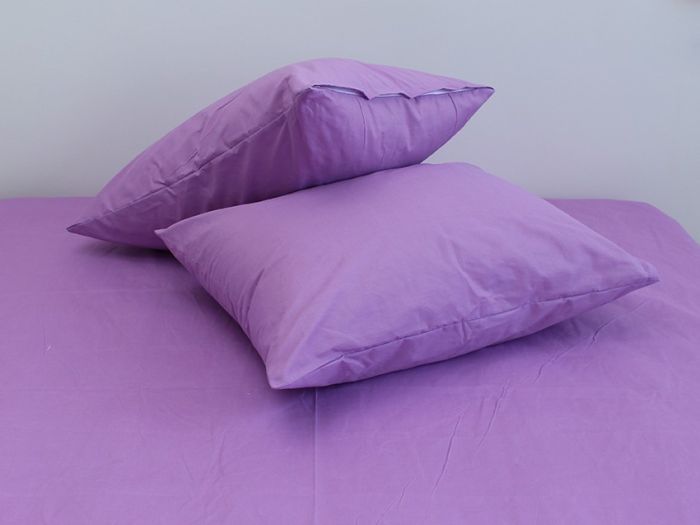 Комплект постільної білизни двоспальний наволочки 50*70см Ранфорс Lavender Herb