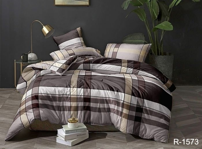Комплект постільної білизни двоспальний Ранфорс R-1573