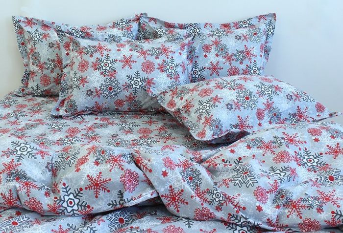 Комплект постільної білизни двоспальний наволочки 50*70см Ранфорс R-T9134