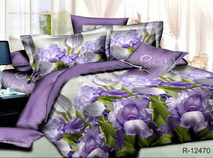 Комплект постільної білизни двоспальний наволочки 50*70см Ранфорс R12470