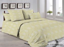 Комплект постільної білизни двоспальний Ранфорс R7005 beige