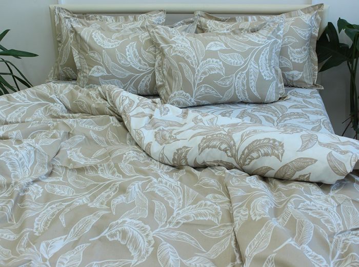 Комплект постільної білизни двоспальний Ранфорс R-T9152