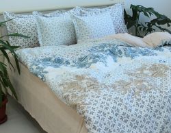 Комплект постільної білизни двоспальний Ранфорс R-T9161