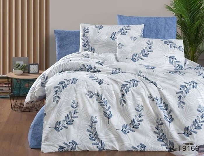 Комплект постільної білизни двоспальний наволочки 50*70см Ранфорс R-T9166