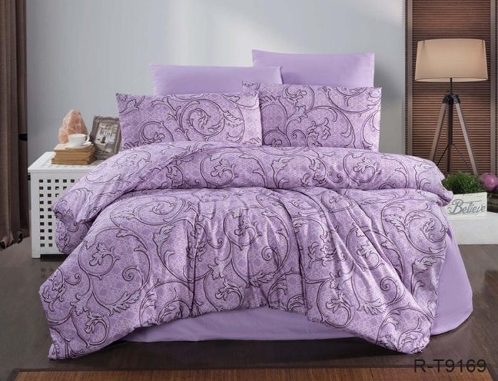 Комплект постільної білизни двоспальний Ранфорс R-T9169