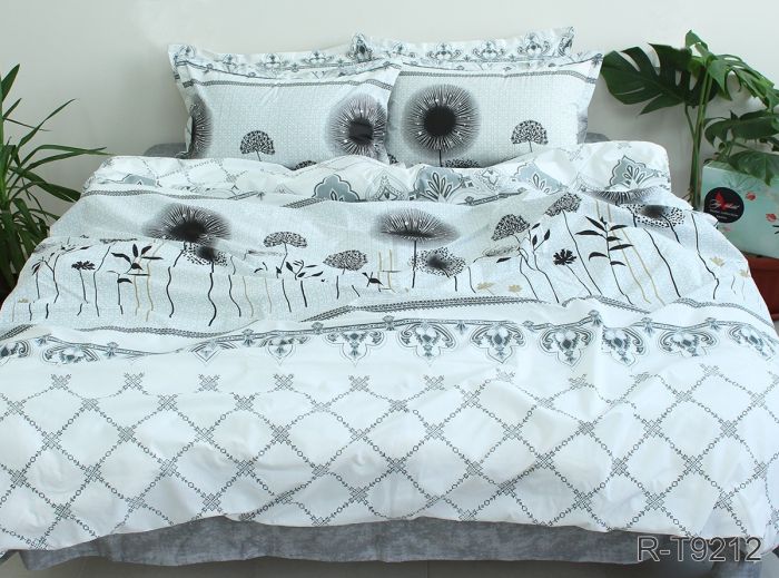 Комплект постільної білизни двоспальний наволочки 50*70см Ранфорс R-T9212