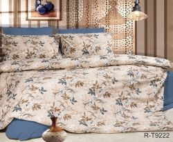 Комплект постільної білизни двоспальний наволочки 50*70см Ранфорс R-T9222